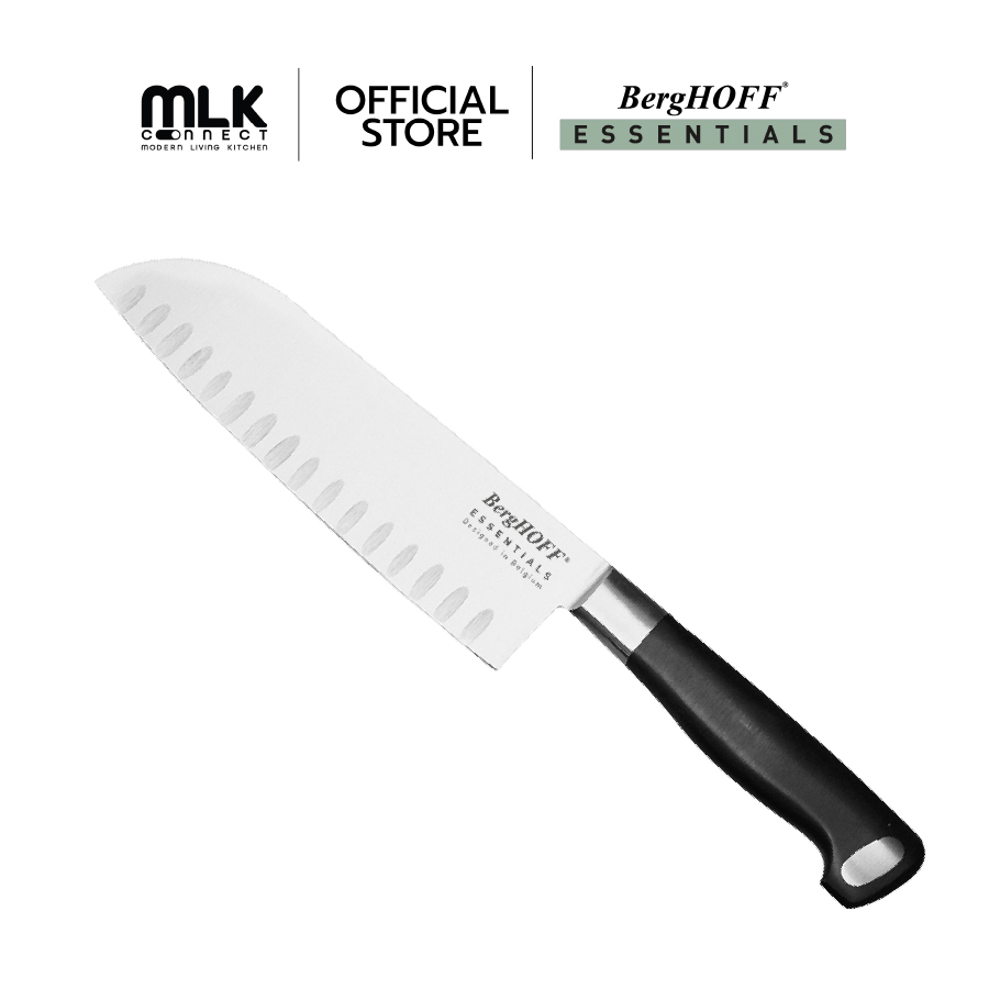 มีดซันโตกุสแตนเลสสตีล BergHOFF รุ่น Essential-  Icon คมดีเยี่ยม 18 ซม.  สีเงิน 1399692_1